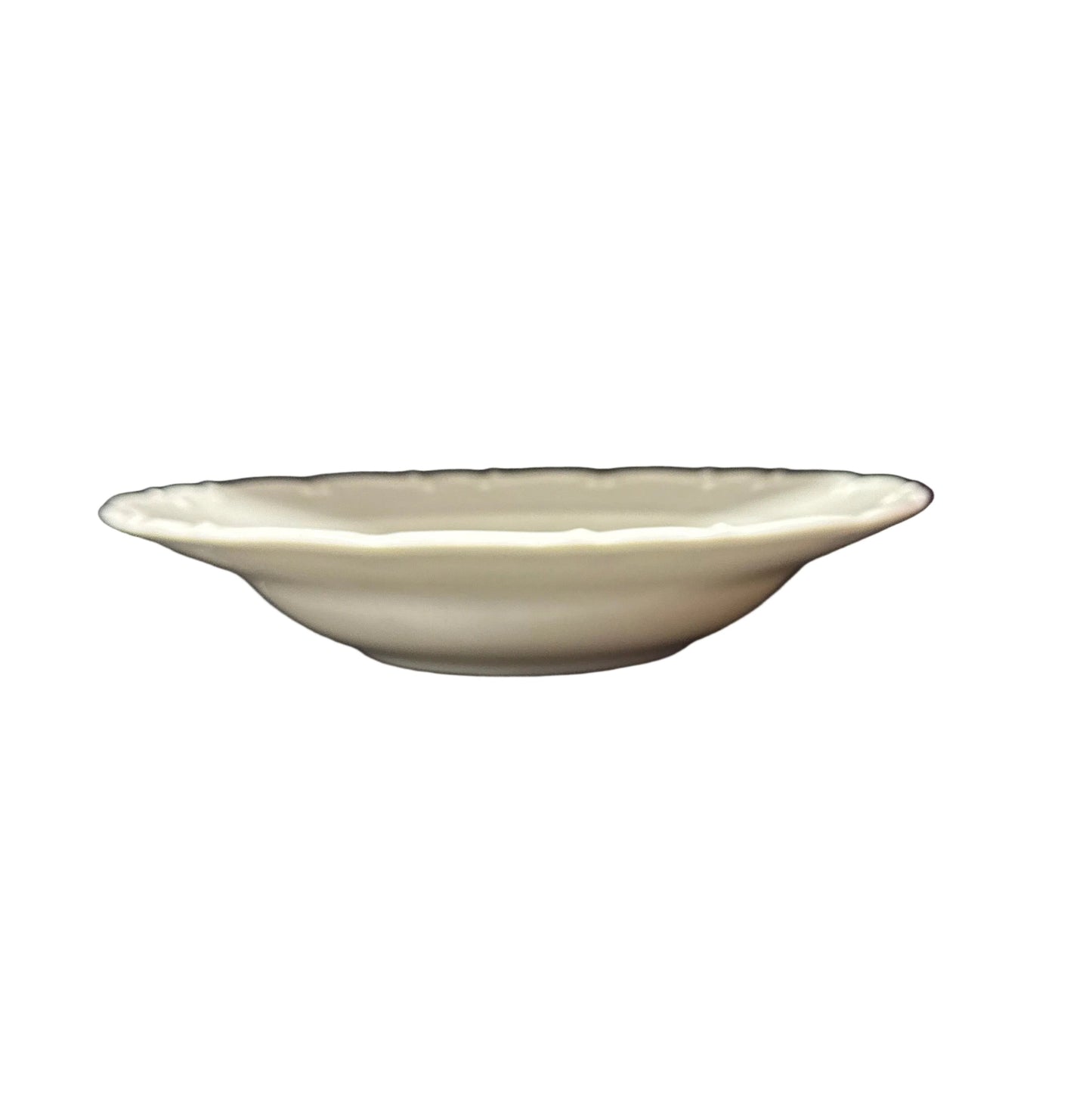 Deep white porcelain plate 20cm
