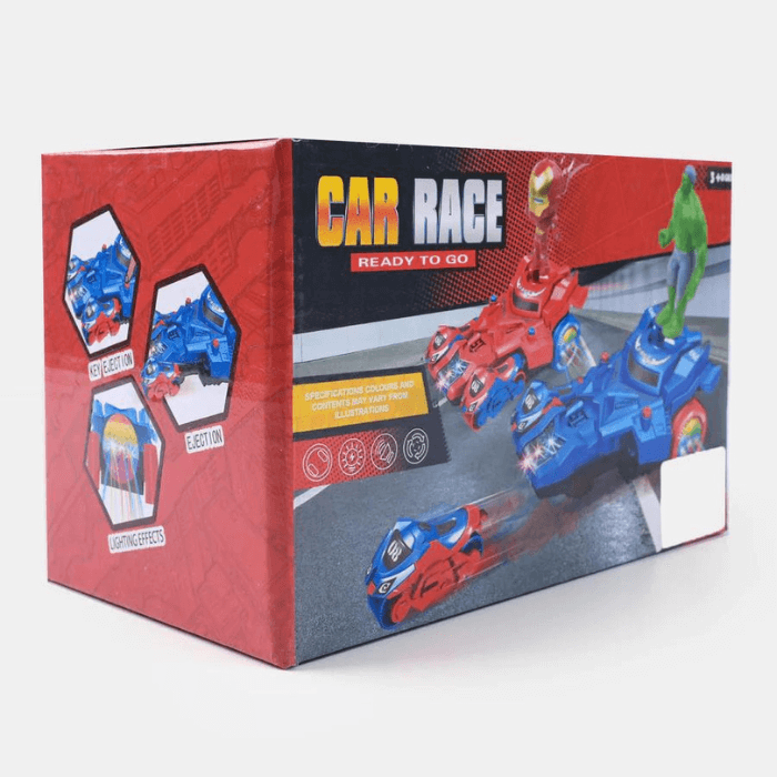 Marvel Car Race Toy | Musical & Colorful - Medaid International