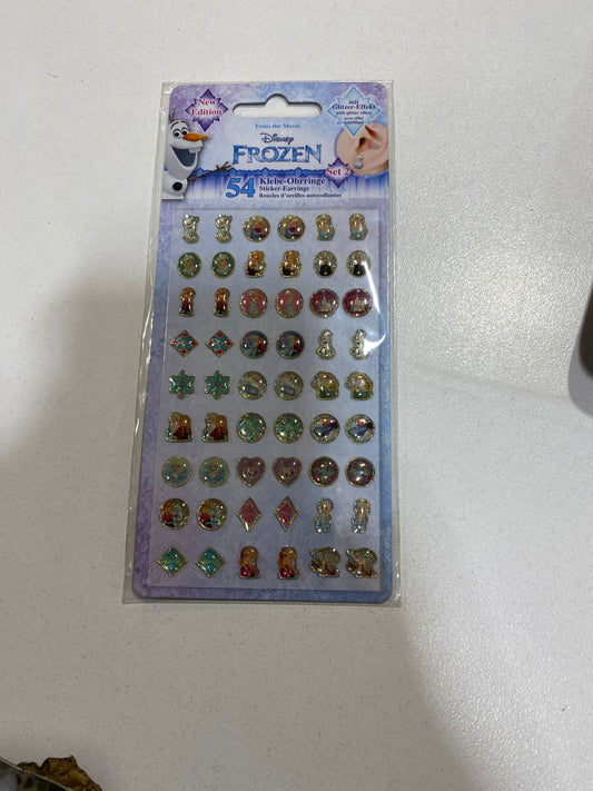Disney Frozen Sticker Earrings Set 54 Pairs Of Glitter Stick | Disney In Lebanon