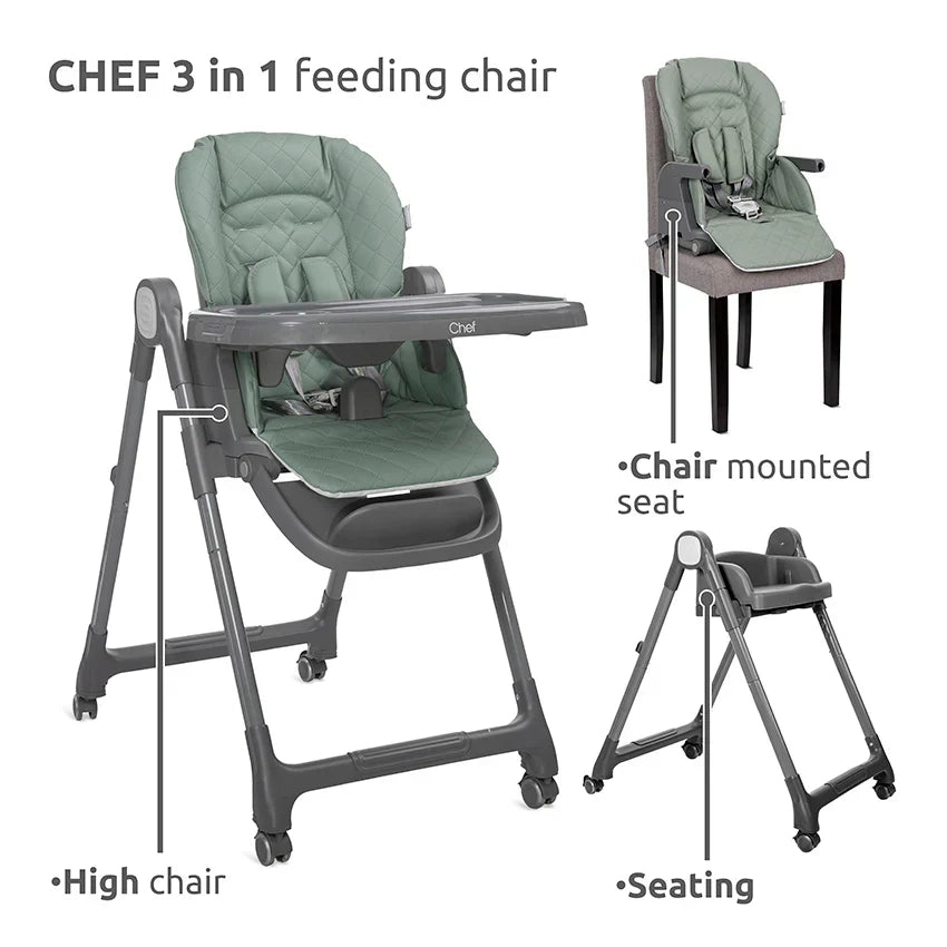 Lorelli - Highchair - Chef 3in1 - Grey