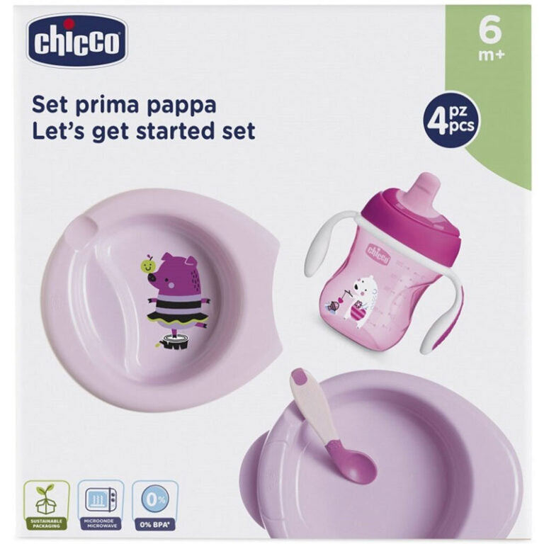Chicco - Weaning Set (6m+) - Pink