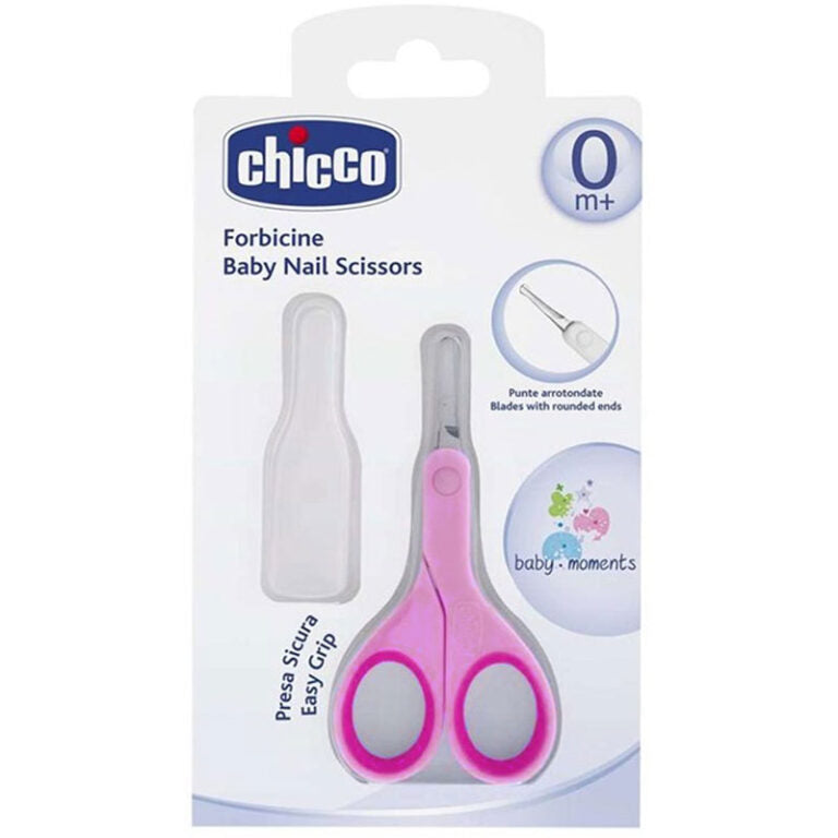 Chicco - Baby Nail Scissors 0m - Rose - 65260