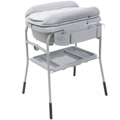 Chicco - Cuddle&Bubble Bathtub - Grey Melange - Bath Time