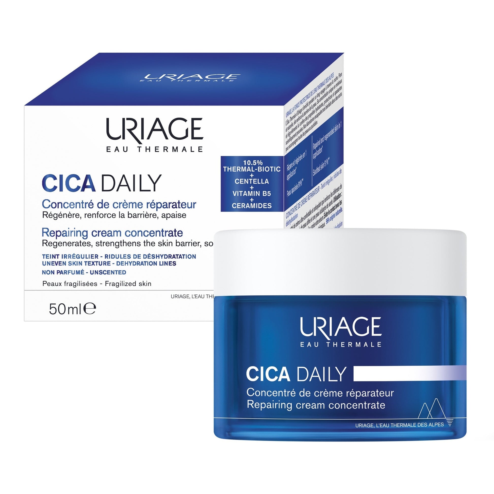Uriage Cica Daily Recharge Concentrated Cream - 50 ml - Medaid International
