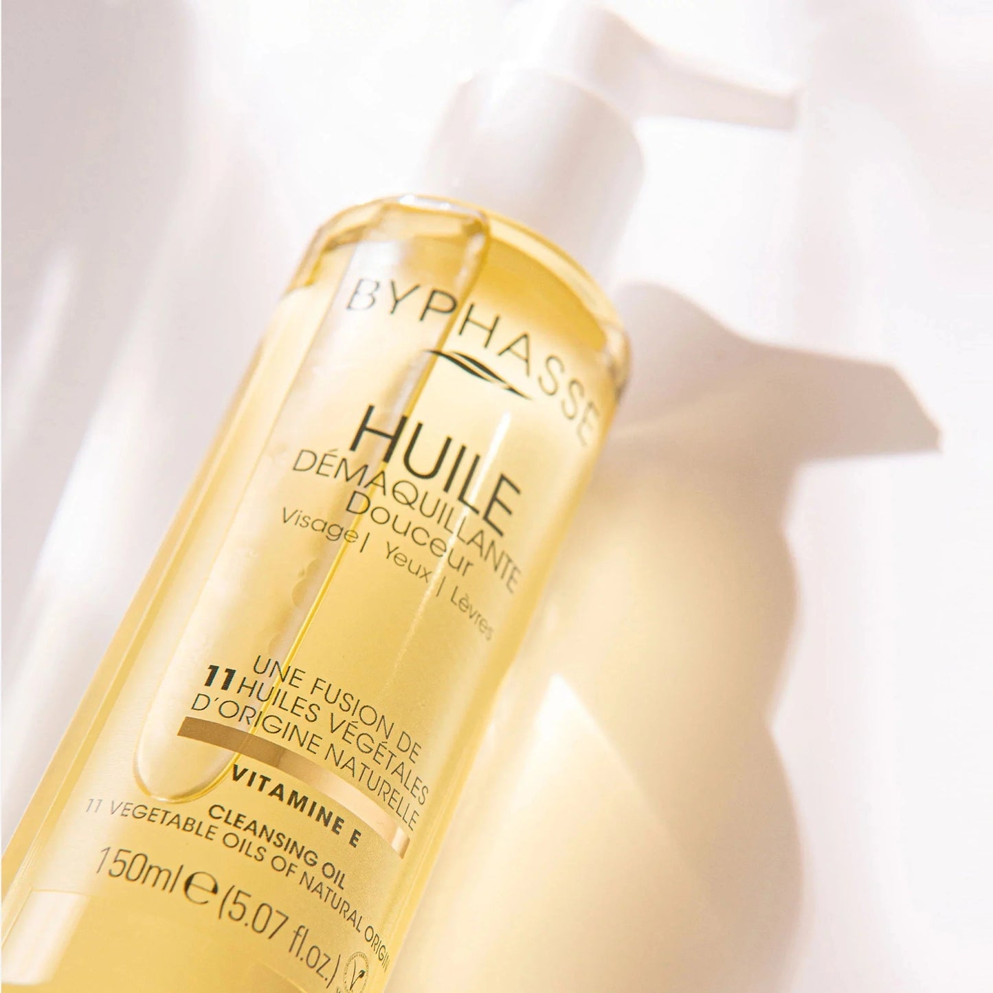Byphasse cleansing oil with vitamin E + FREE 35pcs cotton pads
