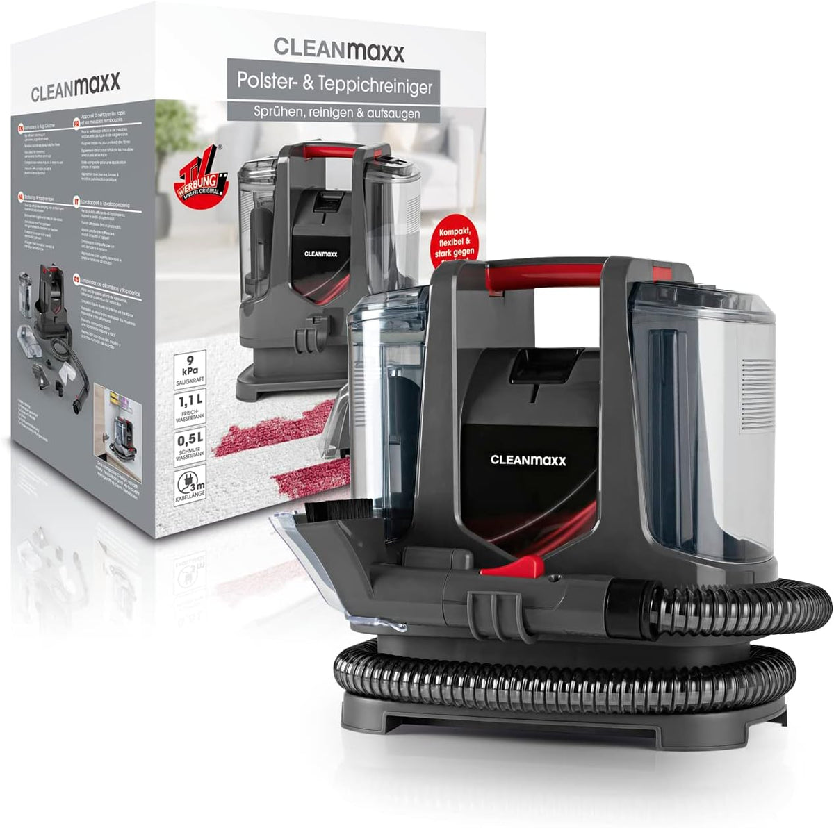 CLEANmaxx Upholstery & Carpet Cleaner