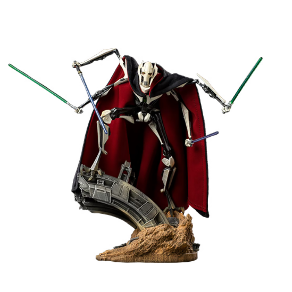 Star Wars General Grievous Deluxe 1/10 BDS Art Scale Statue by Iron Studios - Medaid International