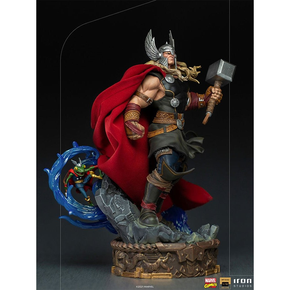 Marvel Comics Thor Unleashed Deluxe 1/10 Deluxe Art Statue by Iron Studios - Medaid International