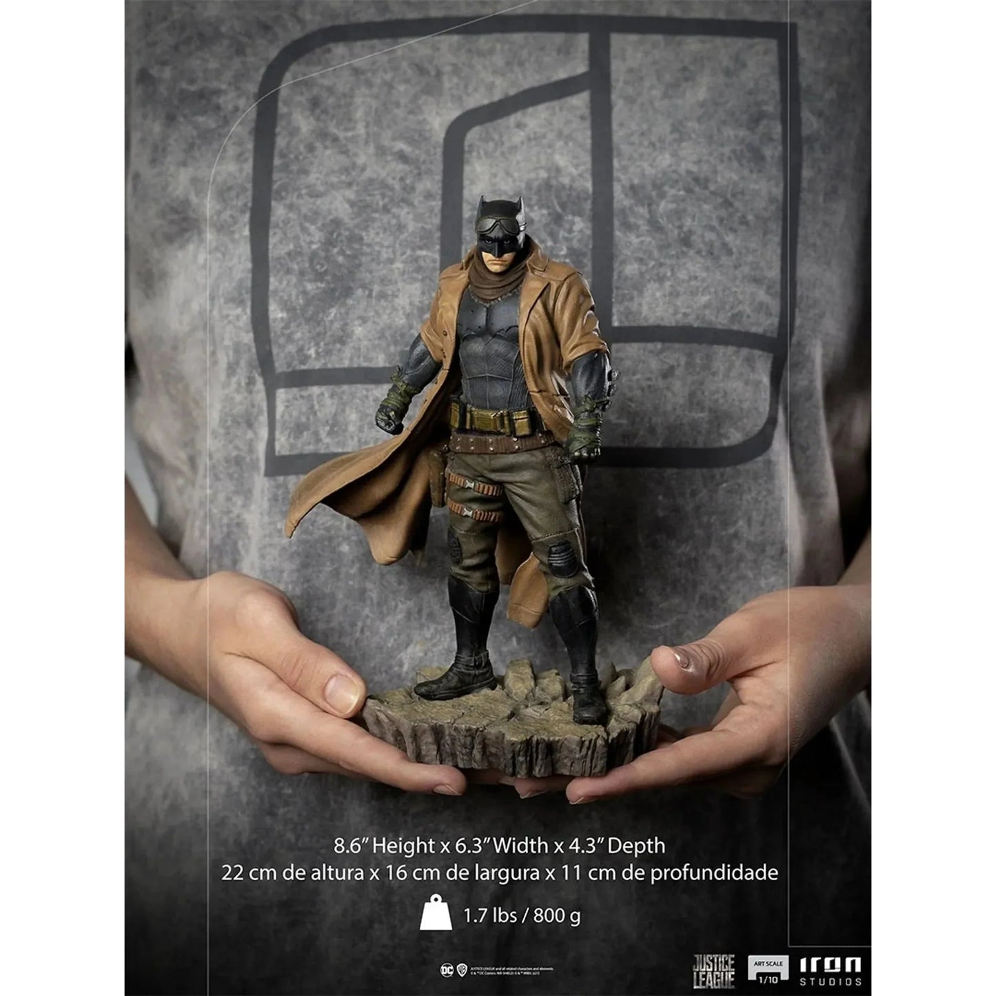 Zacksnyder`s Justice League Batman Knightmare 1/10 Art Scale Statue by Iron Studios - Medaid International