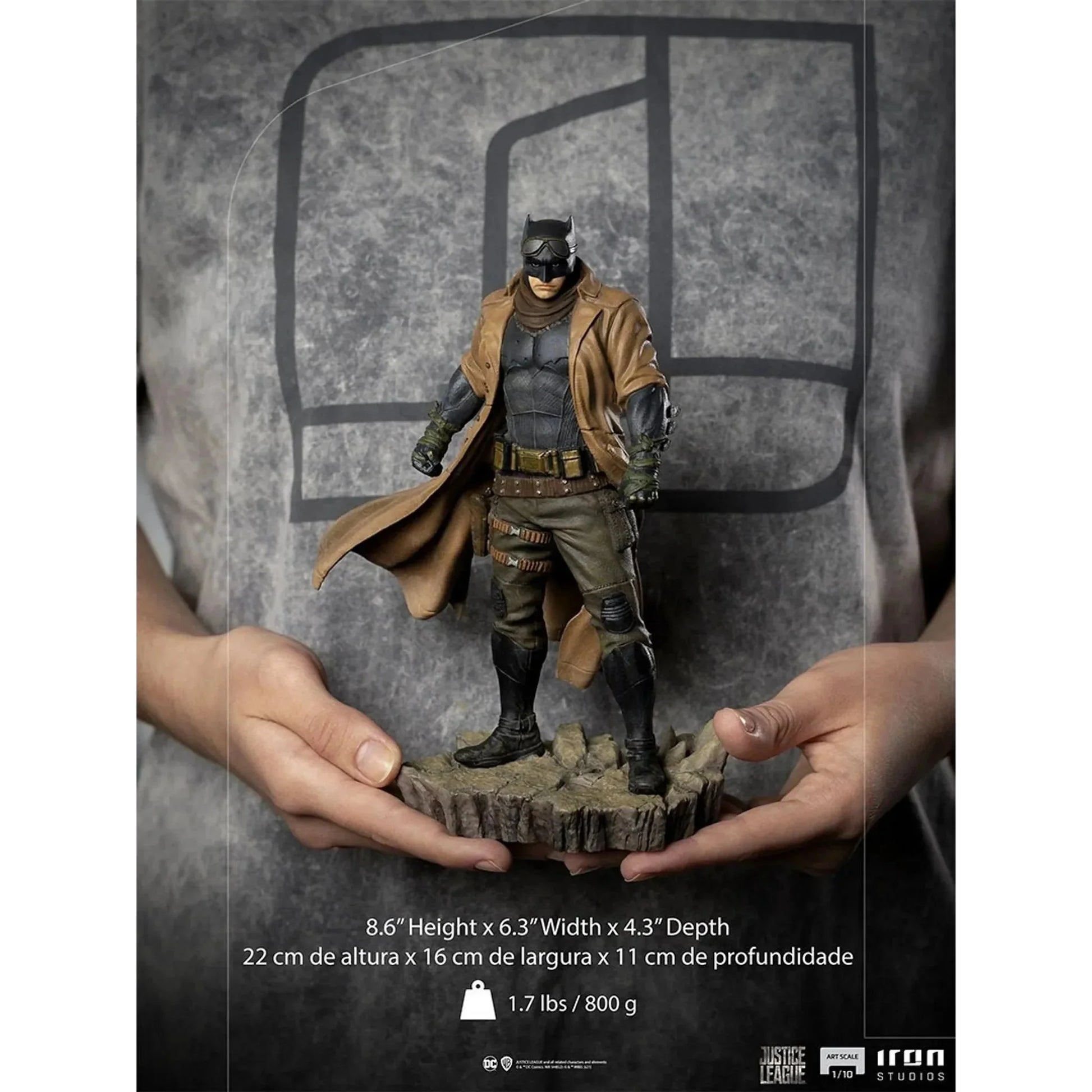 Zacksnyder`s Justice League Batman Knightmare 1/10 Art Scale Statue by Iron Studios - Medaid International