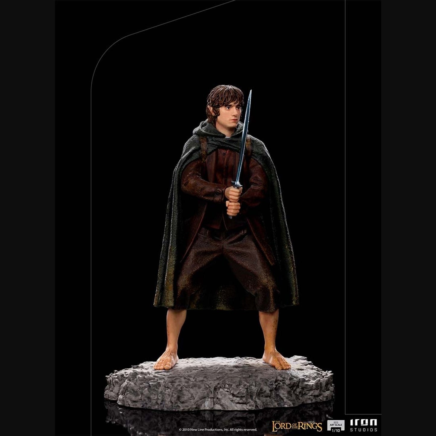 The Lord of the Rings Battle Diorama Series Frodo 1/10 Art Scale Figure By Iron Studios - Medaid International