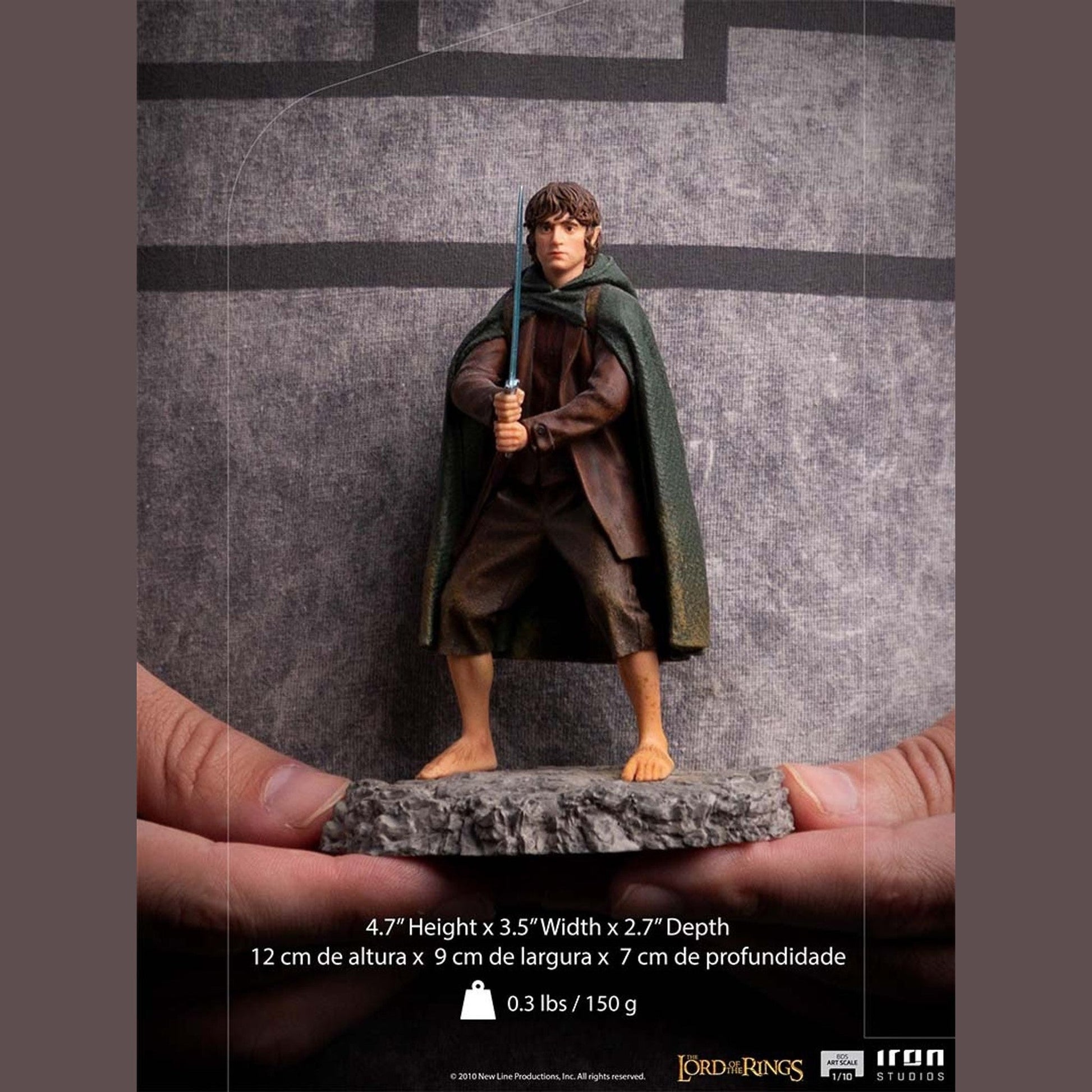 The Lord of the Rings Battle Diorama Series Frodo 1/10 Art Scale Figure By Iron Studios - Medaid International