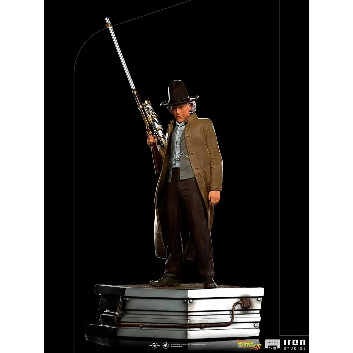 Back To The Future III Doc Brown  1/10 Art Scale Statue by Iron Studios - Medaid International