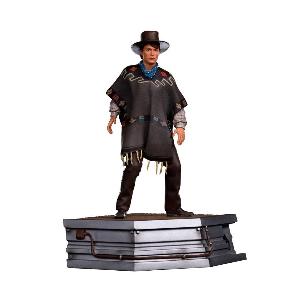 Back To The Future III Marty Mcfly Art Scale 1/10 Statue By Iron Studios - Medaid International