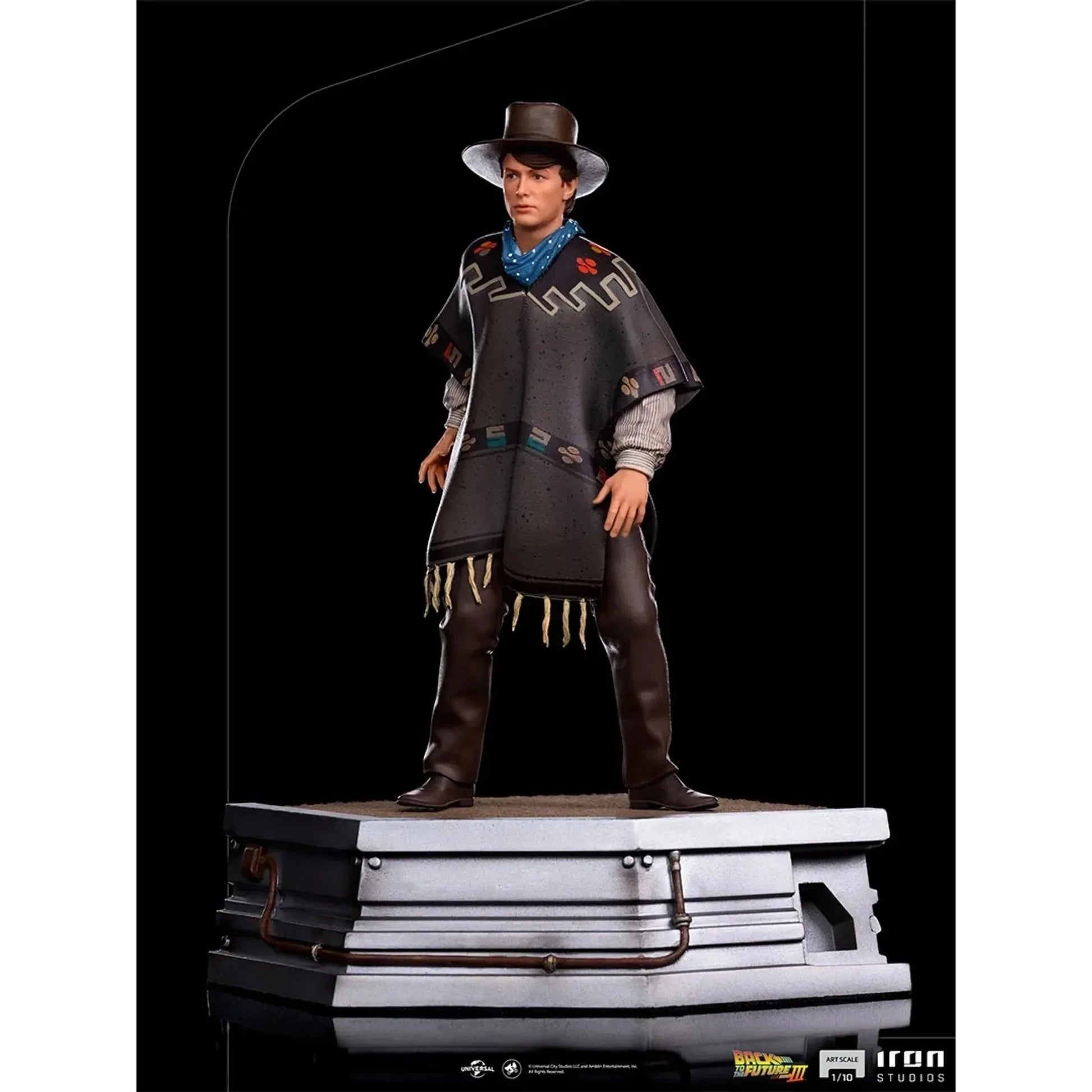Back To The Future III Marty Mcfly Art Scale 1/10 Statue By Iron Studios - Medaid International