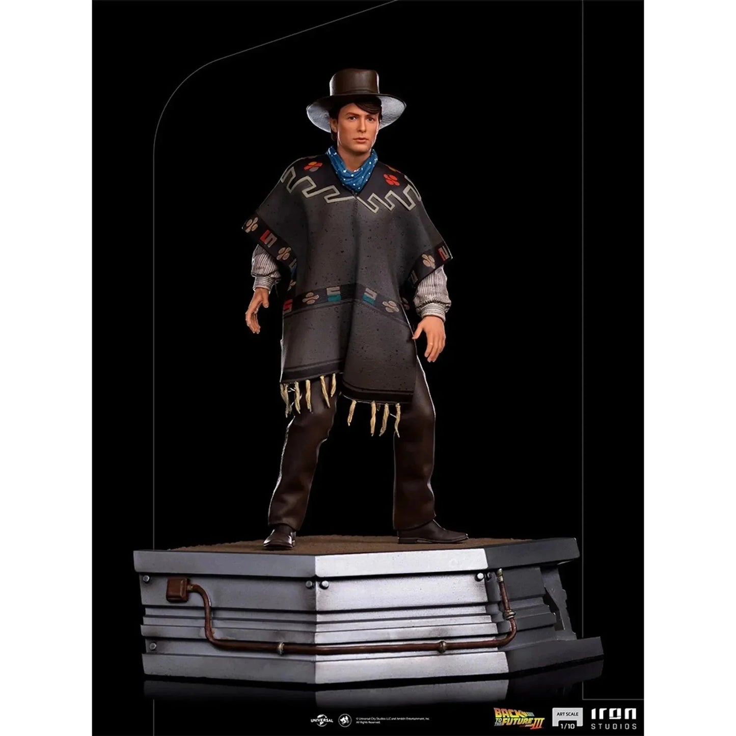 Back To The Future III Marty Mcfly Art Scale 1/10 Statue By Iron Studios - Medaid International