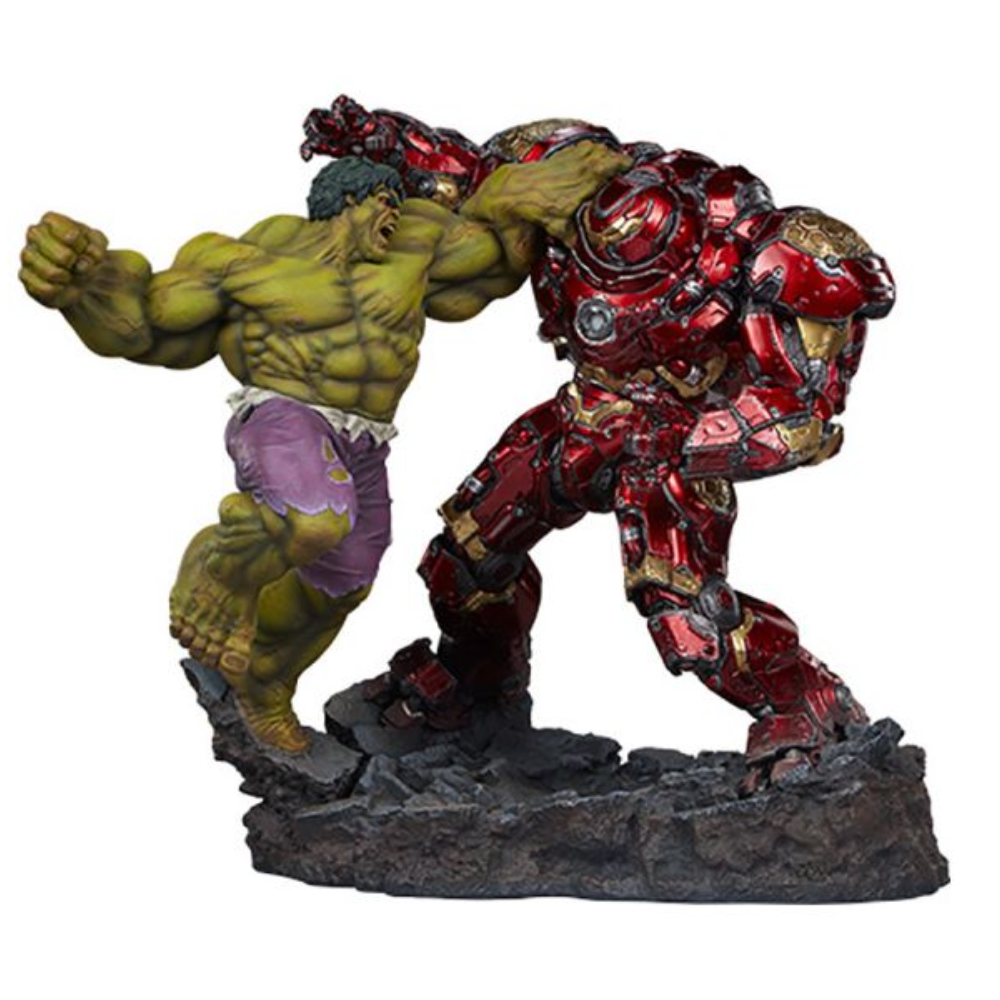 Marvel Hulk Vs Hulk Buster Statue by Sideshow Collectibles: - Medaid International