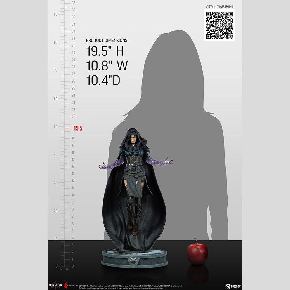 The Witcher 3 : Wild Hunt Yennefer 1/4 Statue By Sideshow - Medaid International