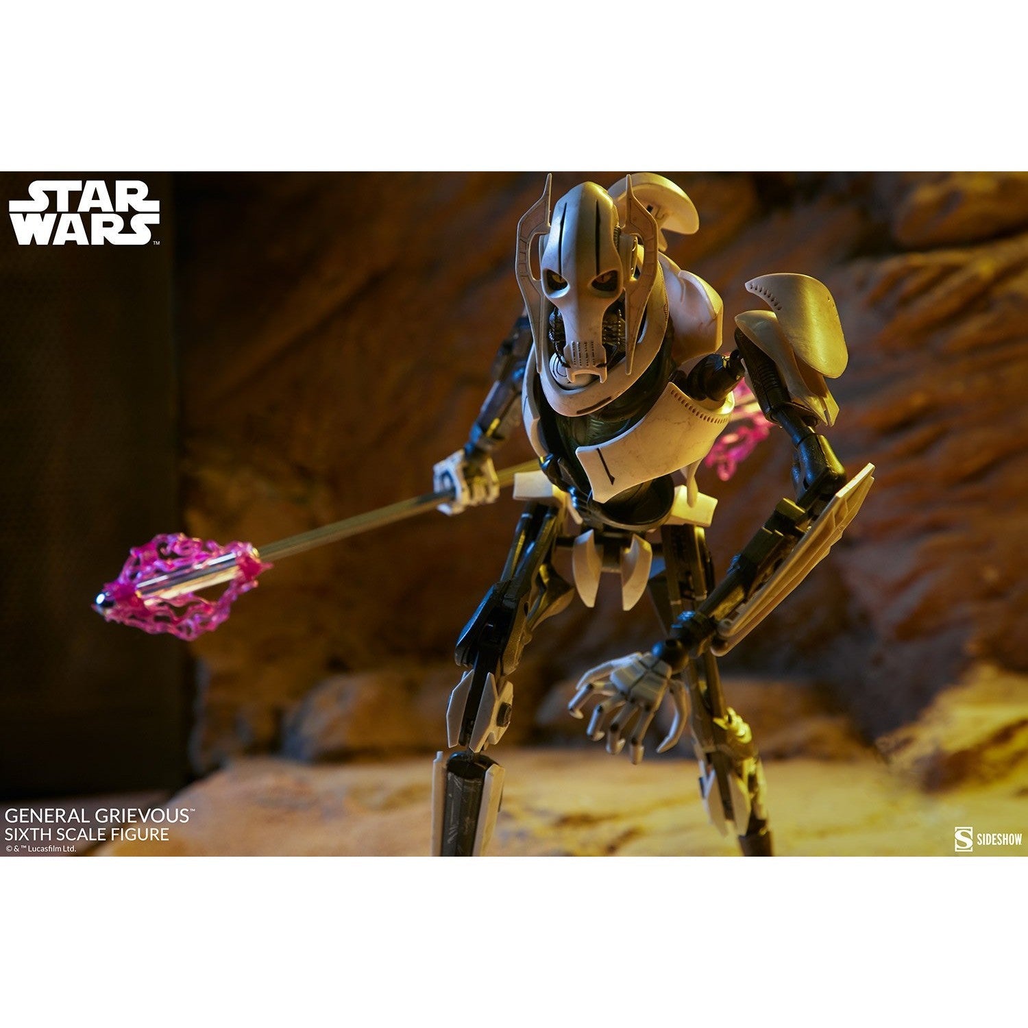Star Wars General Grievous 1/6 Action Figure by  Sideshow Collectibles - Medaid International