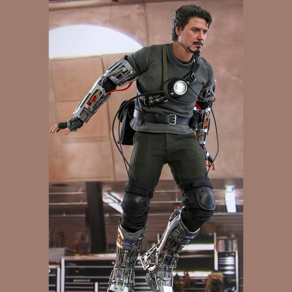 Marvel Iron Man Tony Stark (Mech Test Ver.) Deluxe 1/6th Scale Collectible Action Figure - Medaid International