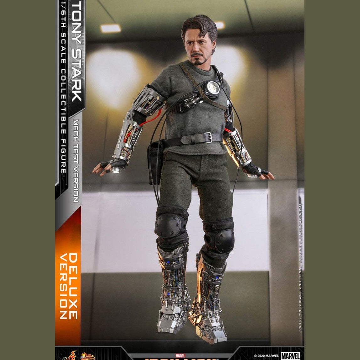 Marvel Iron Man Tony Stark (Mech Test Ver.) Deluxe 1/6th Scale Collectible Action Figure - Medaid International