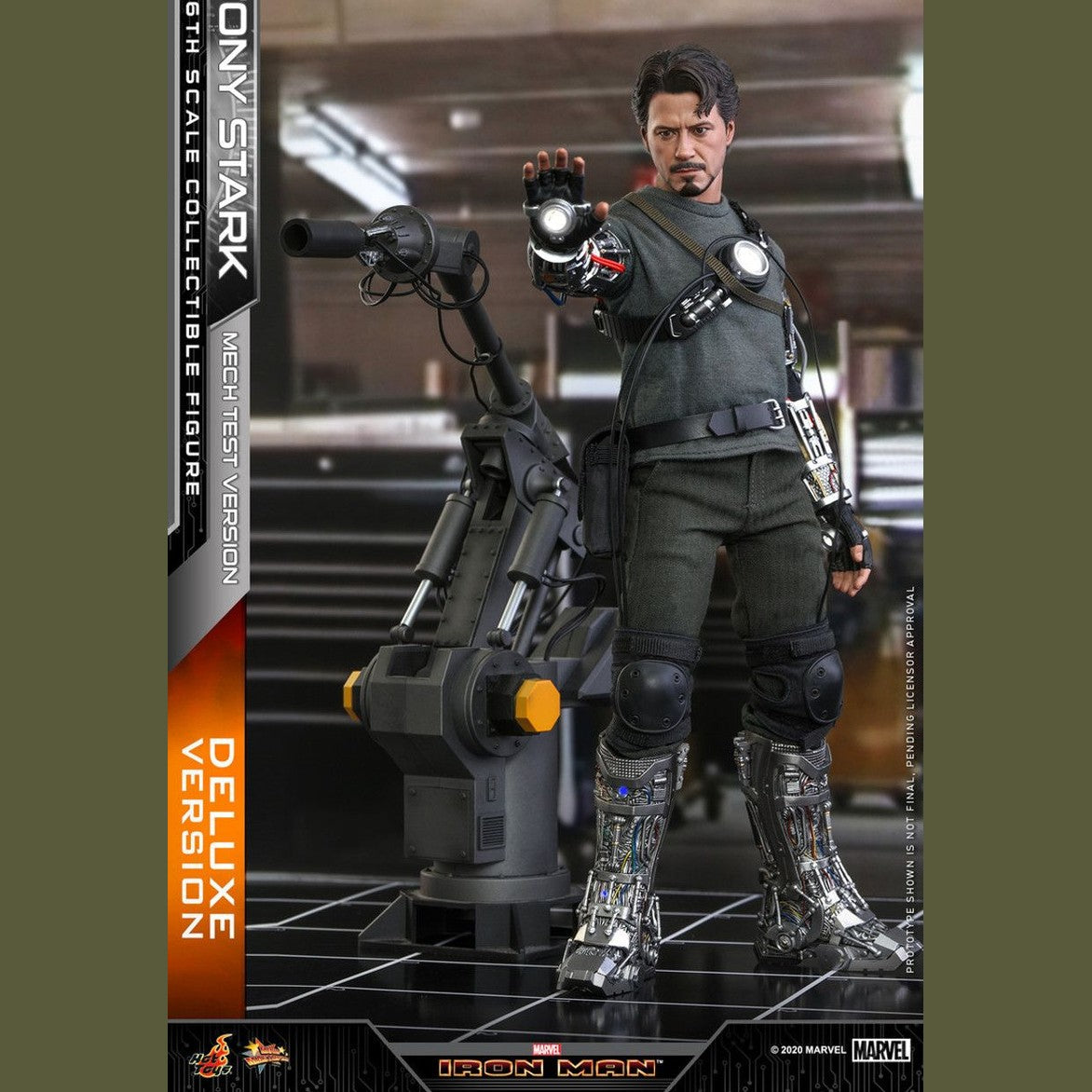 Marvel Iron Man Tony Stark (Mech Test Ver.) Deluxe 1/6th Scale Collectible Action Figure - Medaid International