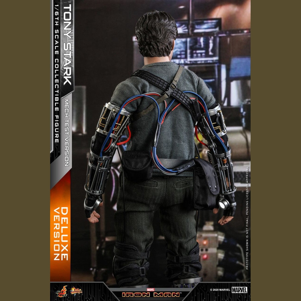 Marvel Iron Man Tony Stark (Mech Test Ver.) Deluxe 1/6th Scale Collectible Action Figure - Medaid International