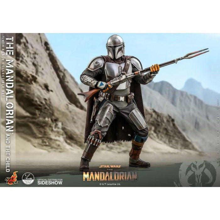 Star Wars Mandalorian & Child 1:4 Action Figure Set by Hot Toys - Medaid International