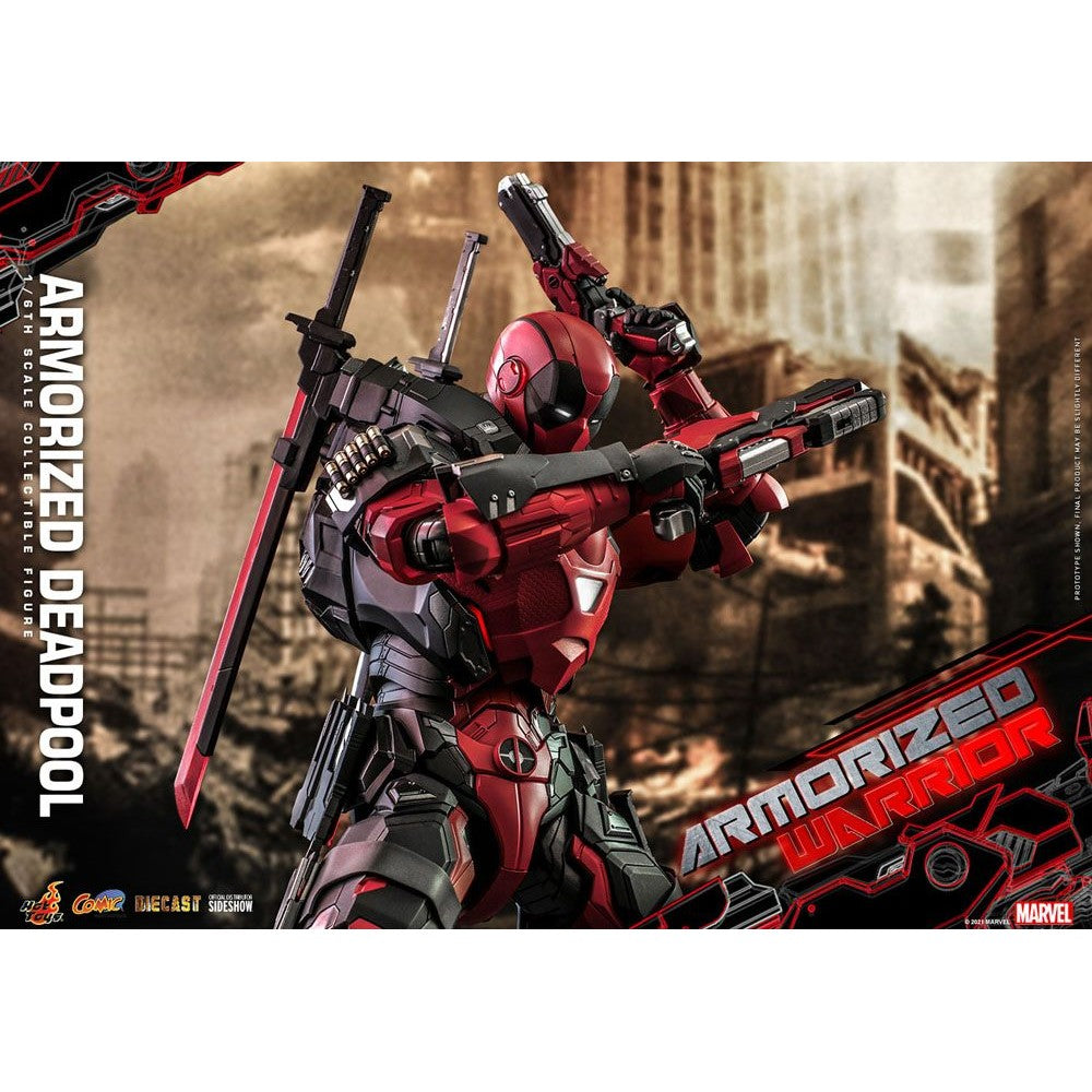 Marvel Comic  1/6 Scale Armorized Deadpool Masterpiece Action Figure by Hot Toys - Medaid International