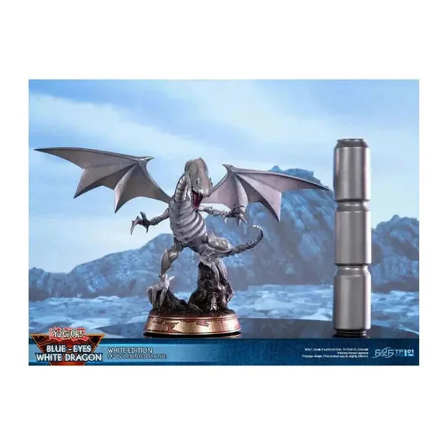 Yu-Gi-Oh- Blue Eyes White Dragon (White Variant) by First 4 Figures - Medaid International