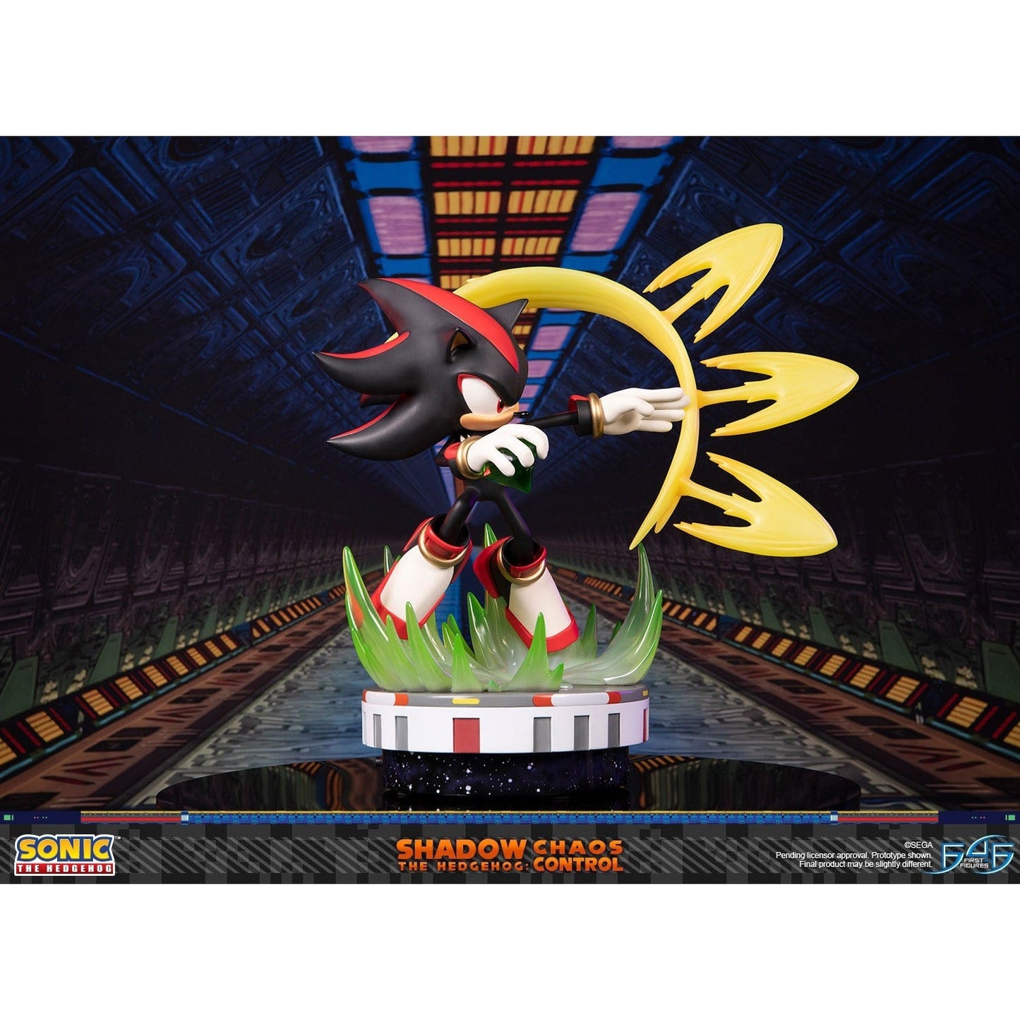 Sonic The Hedgehog Shadow The Hedgehog Chaos Control (Standard Edition) Statue By First 4 Figures - Medaid International