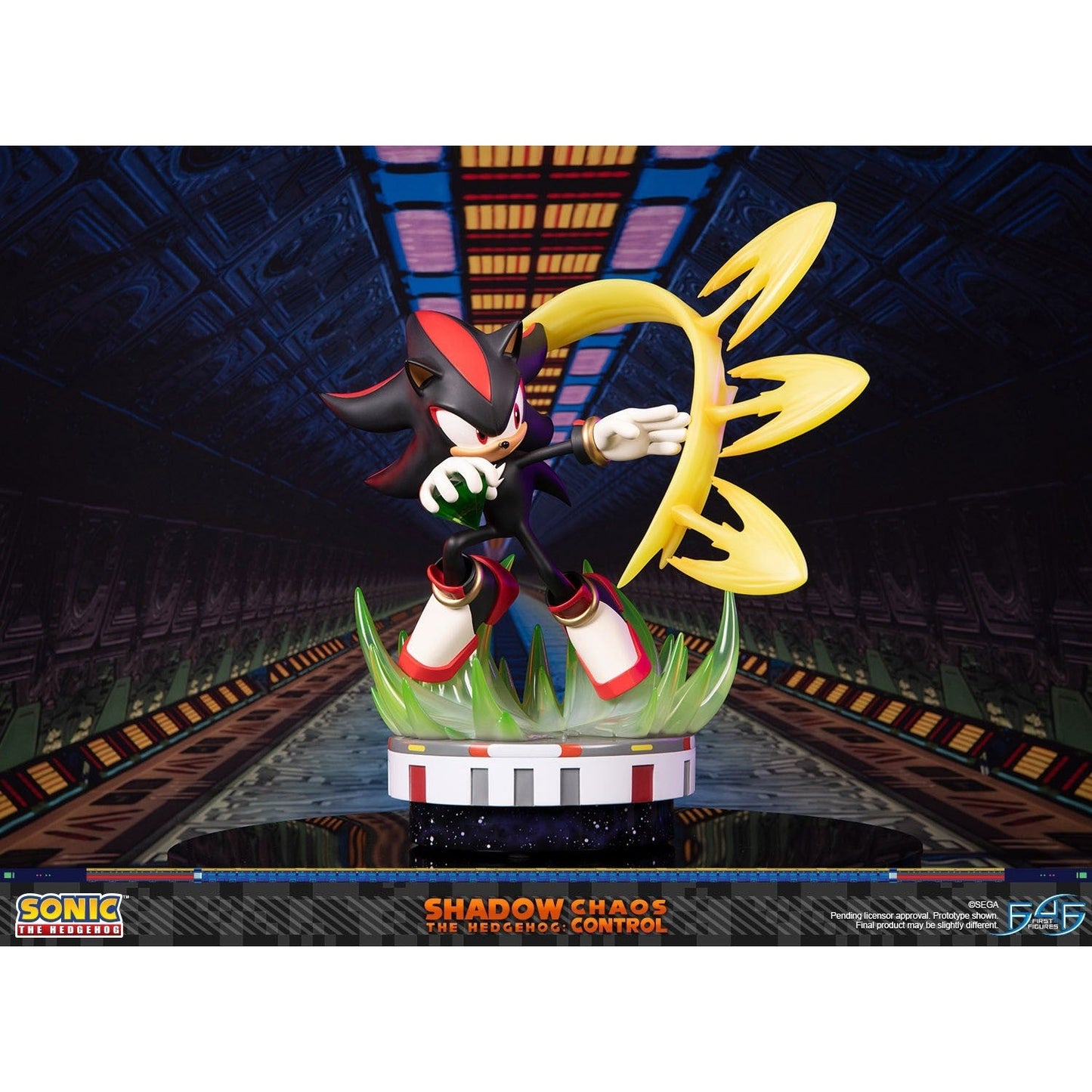 Sonic The Hedgehog Shadow The Hedgehog Chaos Control (Standard Edition) Statue By First 4 Figures - Medaid International