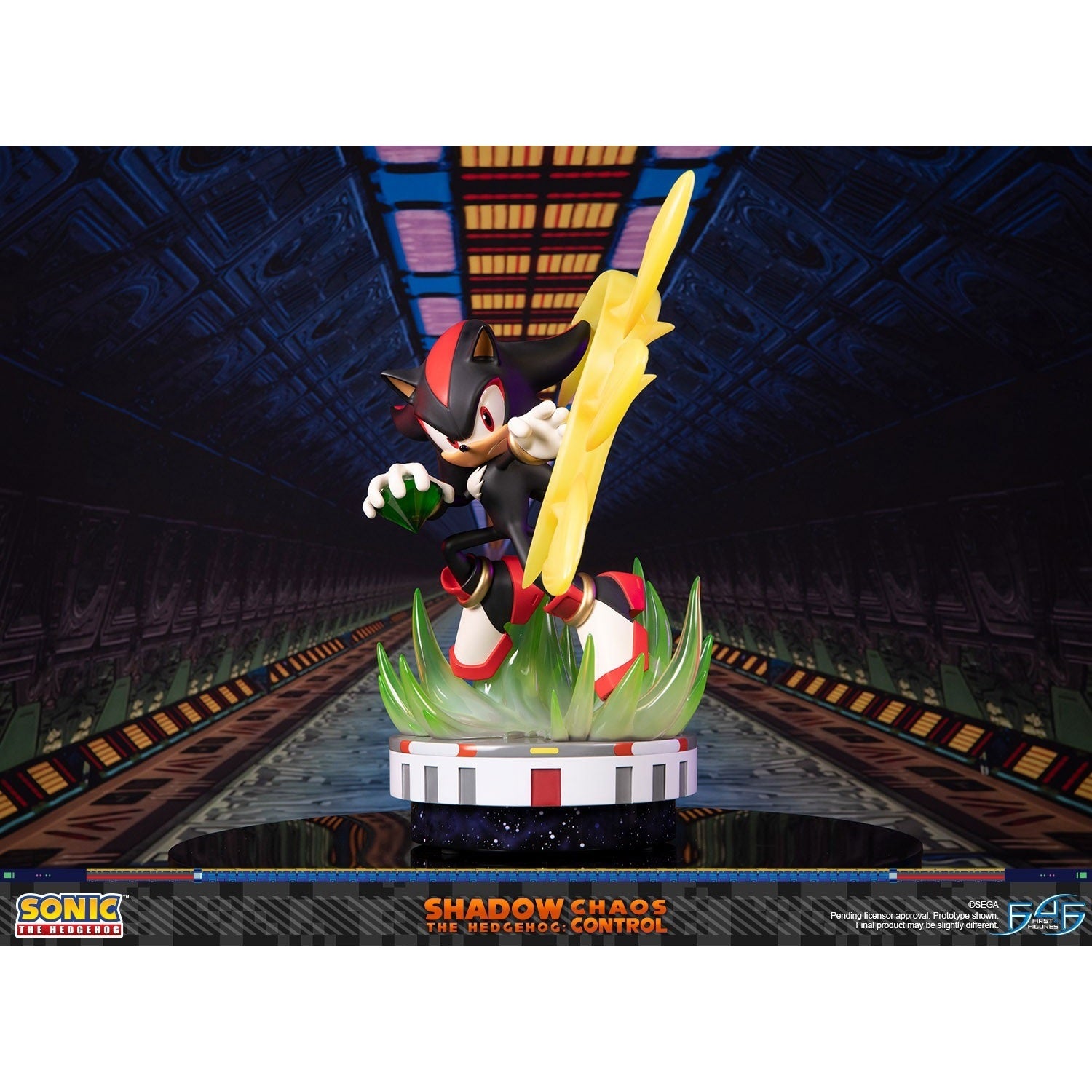 Sonic The Hedgehog Shadow The Hedgehog Chaos Control (Standard Edition) Statue By First 4 Figures - Medaid International