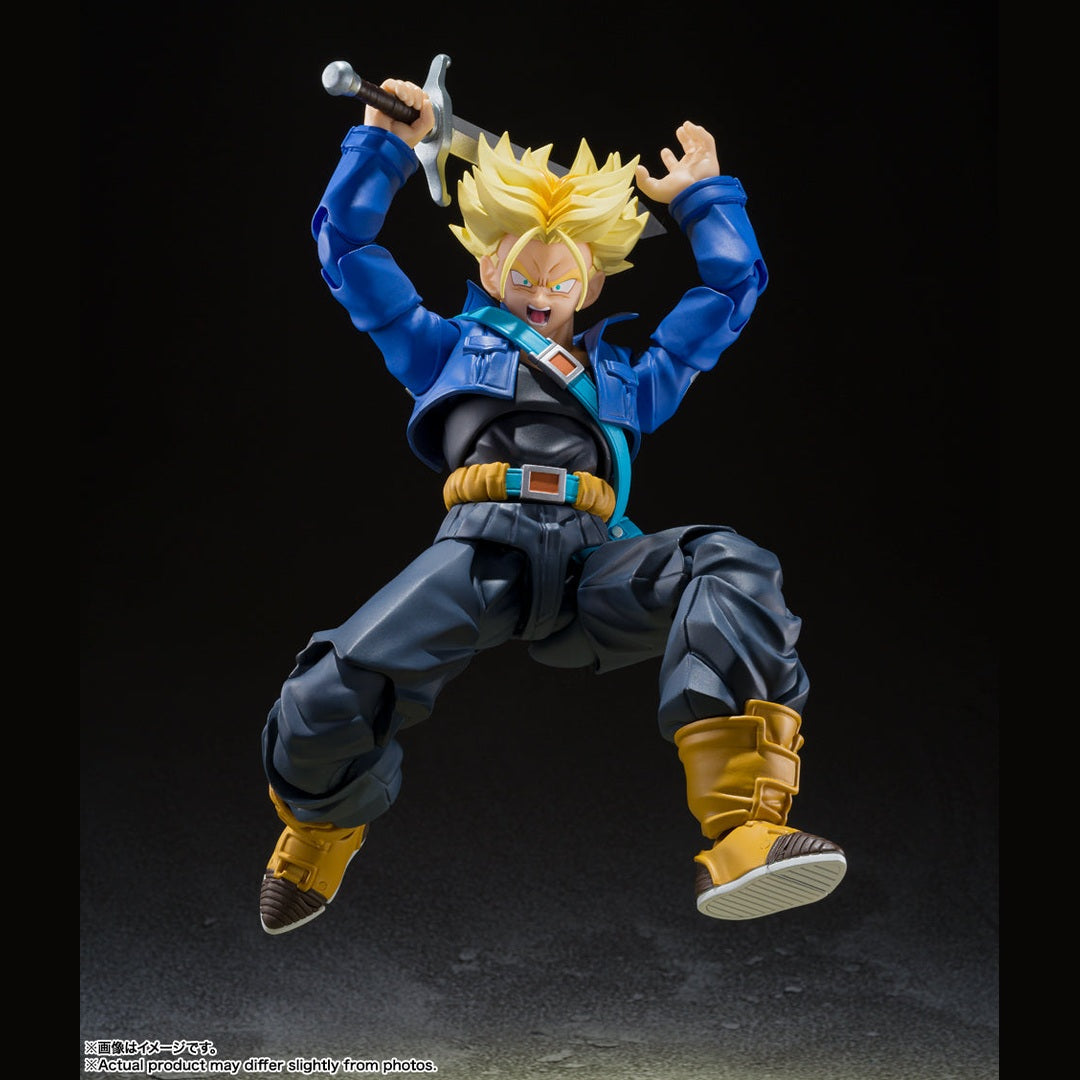 Dragon Ball Z Trunks The Boy From the Future S.H.Figuarts Action Figure by BandaI Tamashii - Medaid International