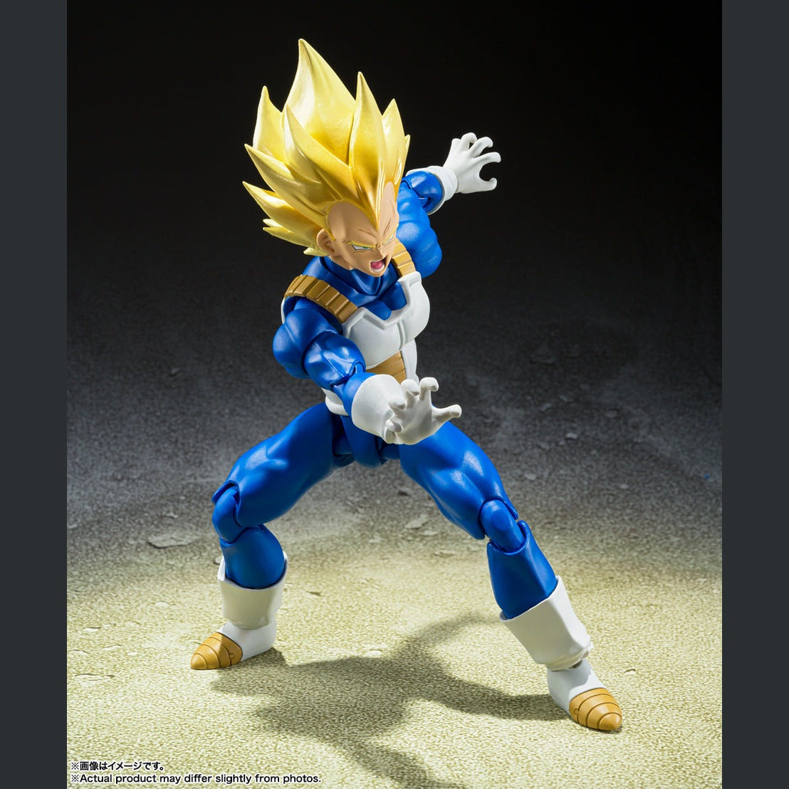 Dragon Ball Z Super Saiyan Vegeta Awakened Super Saiyan Blood S.H.Figuarts Action Figure by Bandai Tamashii - Medaid International