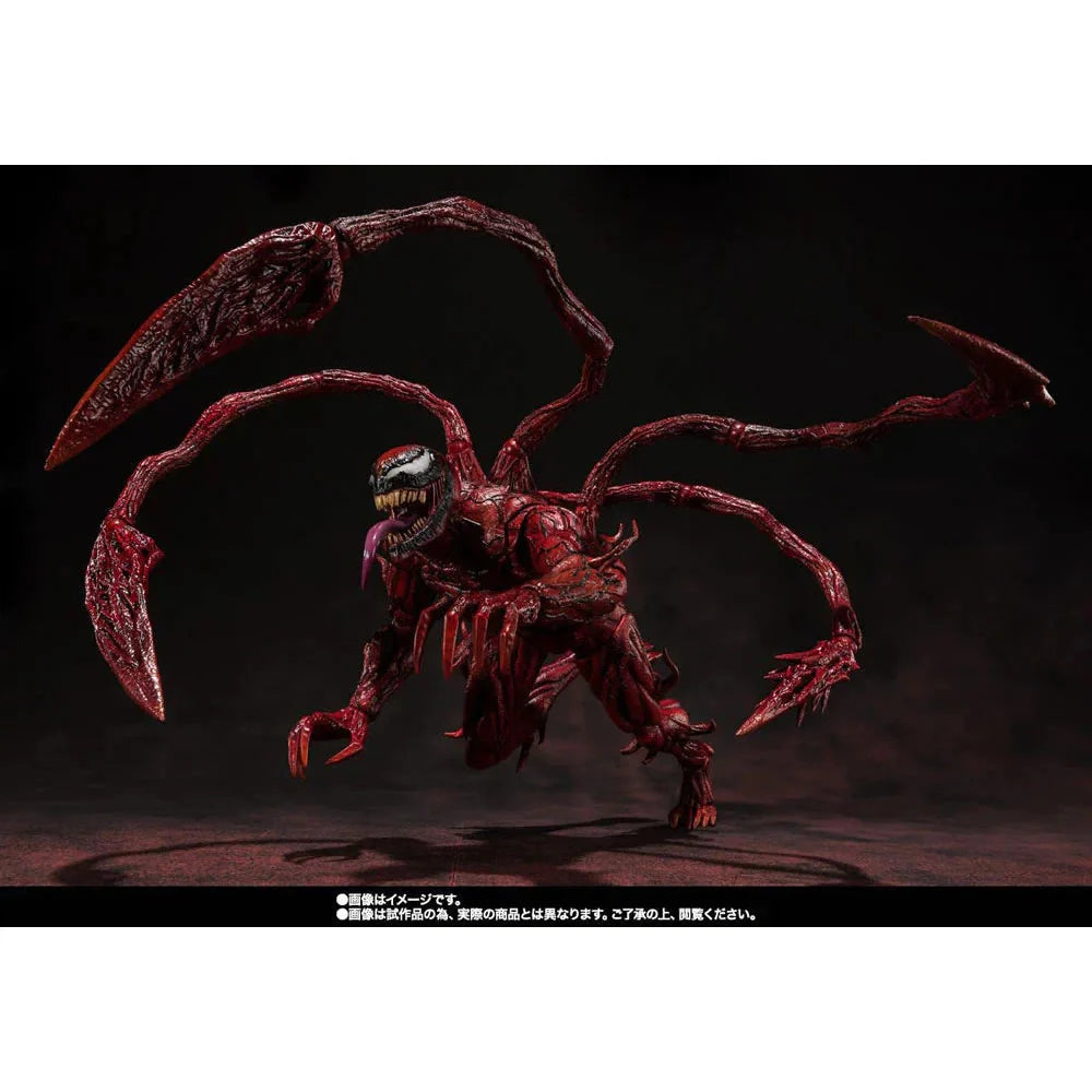 Venom: Let There Be Carnage Carnage S.H.Figuarts Action Figure by Bandai Tamashii - Medaid International