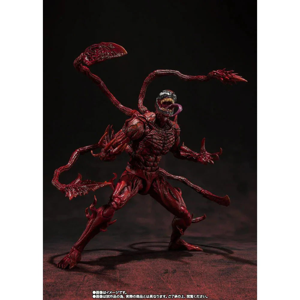 Venom: Let There Be Carnage Carnage S.H.Figuarts Action Figure by Bandai Tamashii - Medaid International