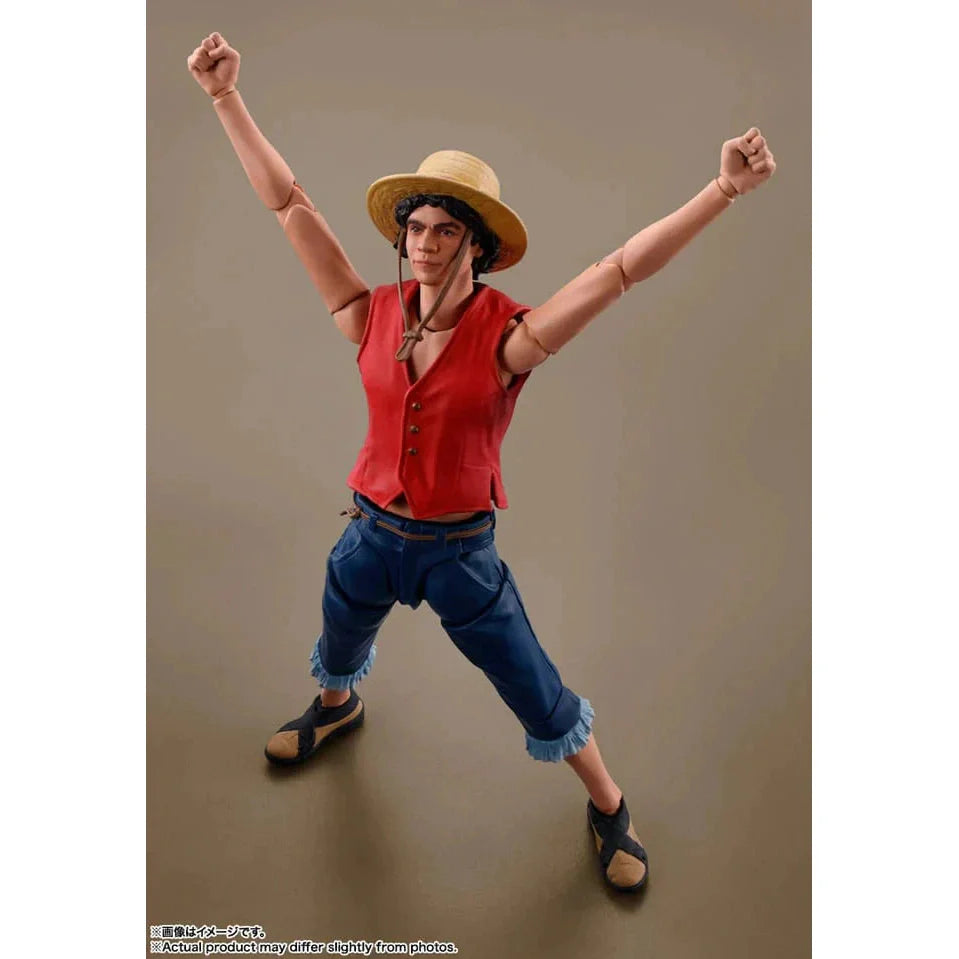 One Piece Monkey D. Luffy A Netflix Series: ONE PIECE S.H Figuart Action Figure by Bandai Tamashii - Medaid International