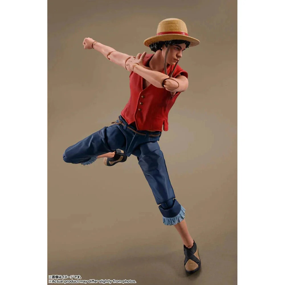 One Piece Monkey D. Luffy A Netflix Series: ONE PIECE S.H Figuart Action Figure by Bandai Tamashii - Medaid International