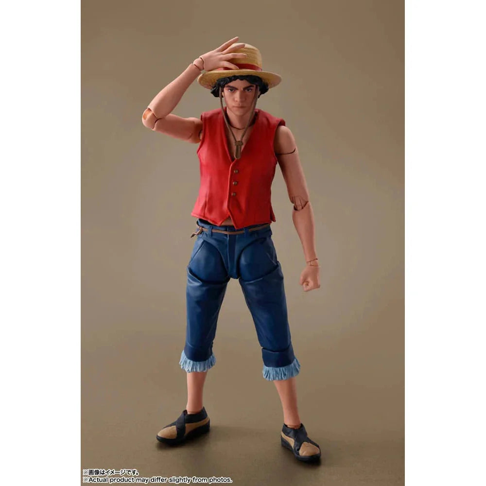 One Piece Monkey D. Luffy A Netflix Series: ONE PIECE S.H Figuart Action Figure by Bandai Tamashii - Medaid International