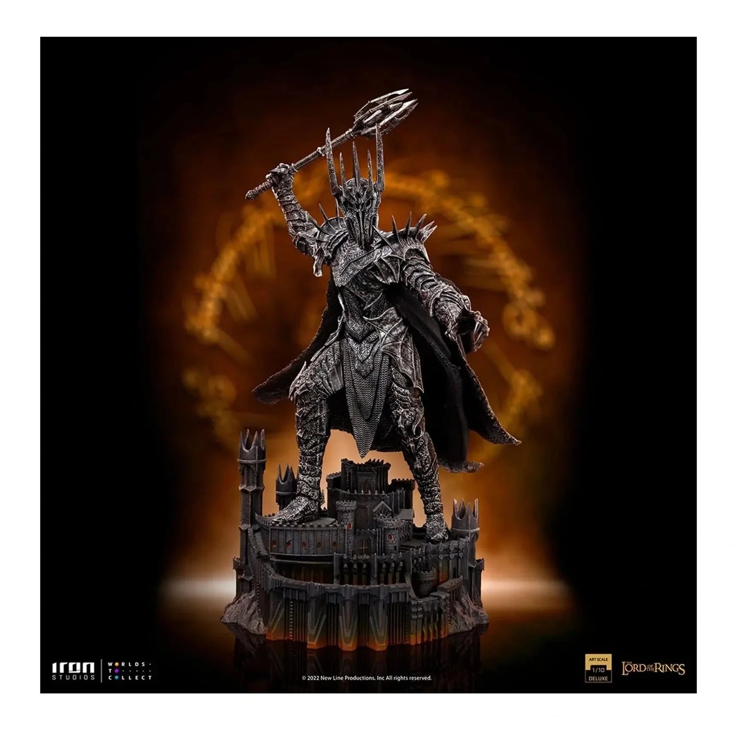 Lord Of The Rings - Sauron Deluxe Art Scale 1/10 Statue By Iron Studios - Medaid International