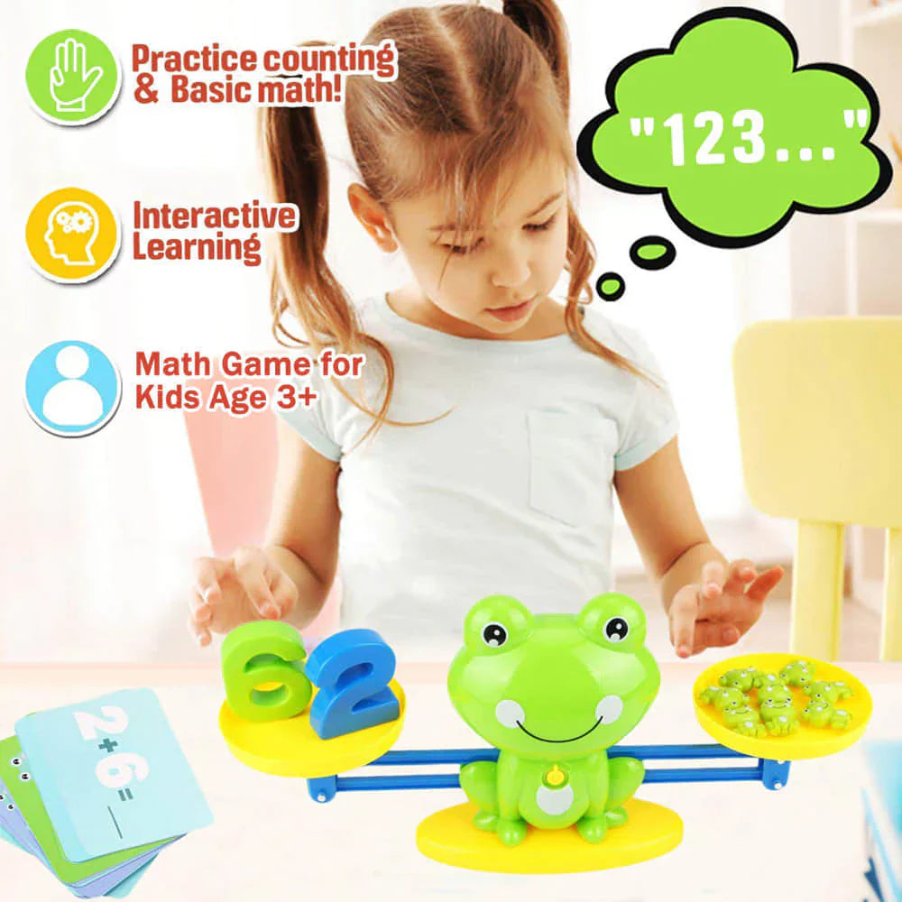 Frog Balance Math Games لعبة توازن الضفدع الرياضية