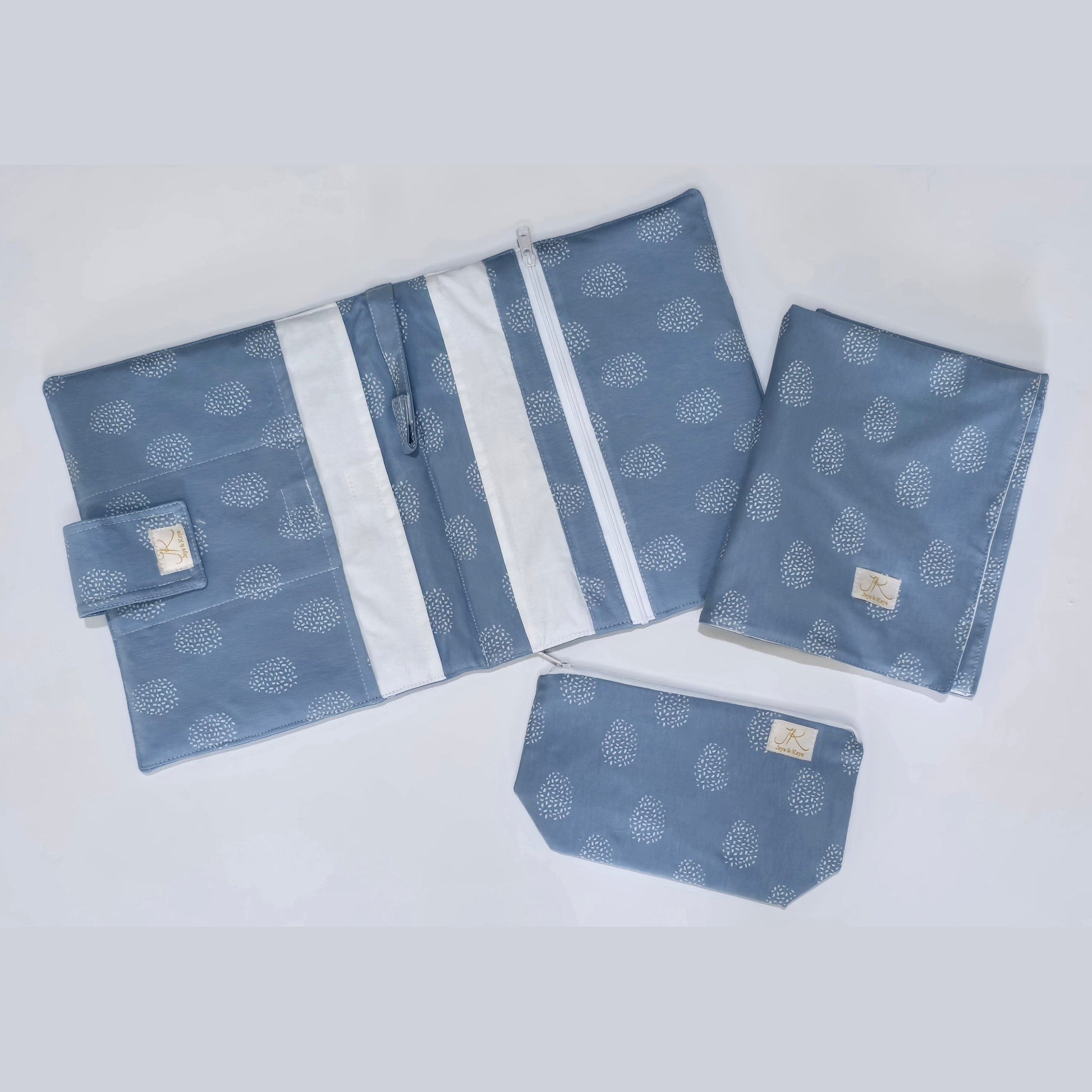 Celestine Blue Diaper Changing set