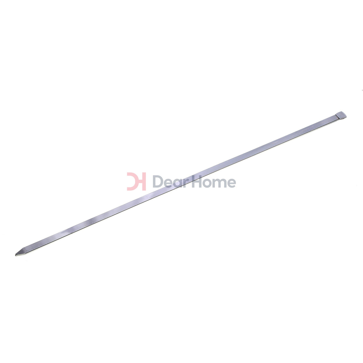 12Pcs Chrome Flat Bbq Skewer 50Cm