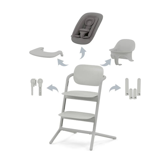 Cybex - Lemo 4in1 Set Abtshe/Suede Grey - Mid Grey PU1