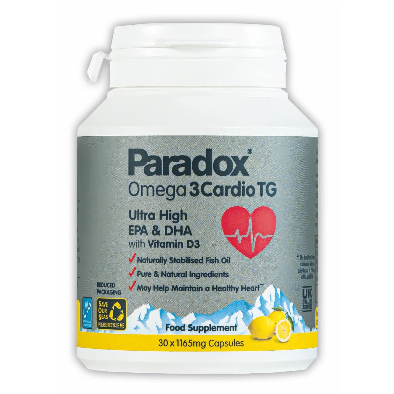 Paradox Omega 3 Cardio Tg 30 Capsules
