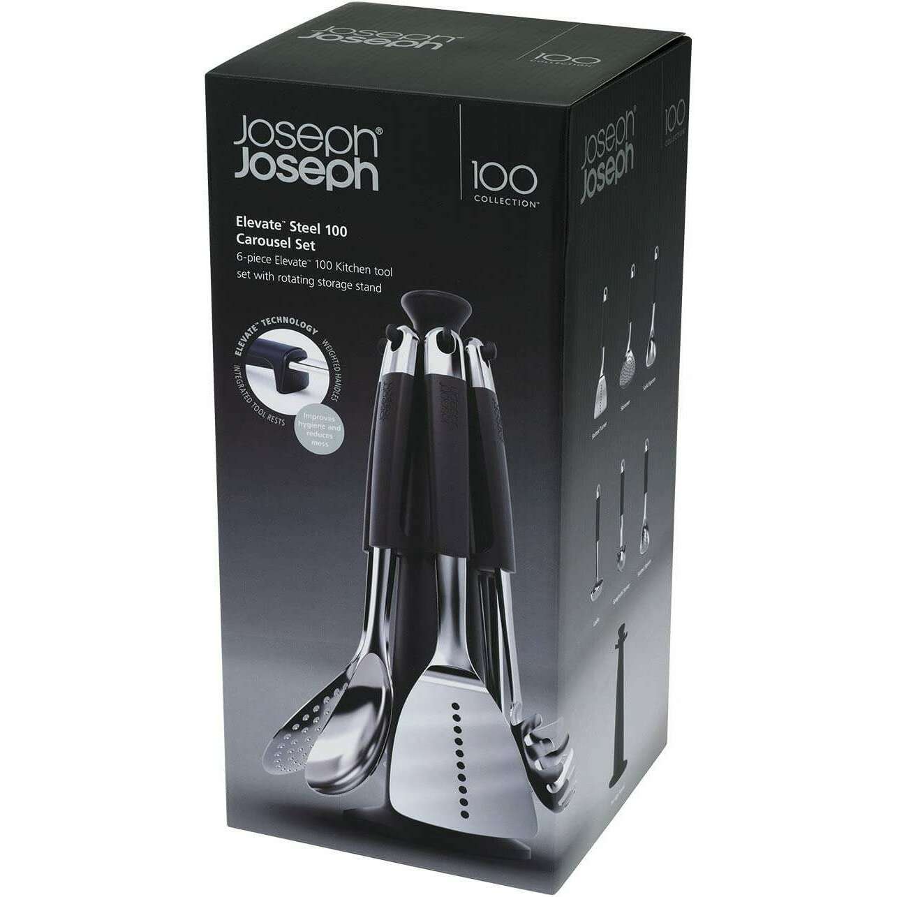 Carousel Kitchen Utensil Set with Storage Stand - Medaid International