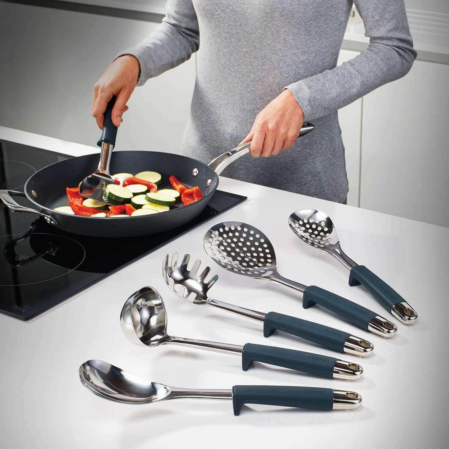 Carousel Kitchen Utensil Set with Storage Stand - Medaid International