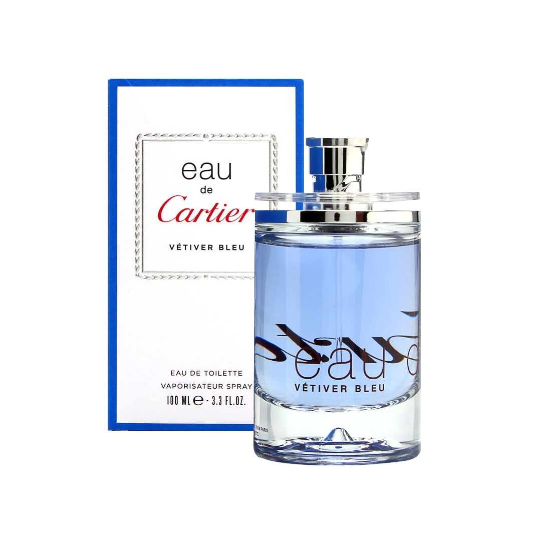 Cartier Vetiver Bleu Eau De Toilette Pour Homme - 2 Sizes - Medaid International