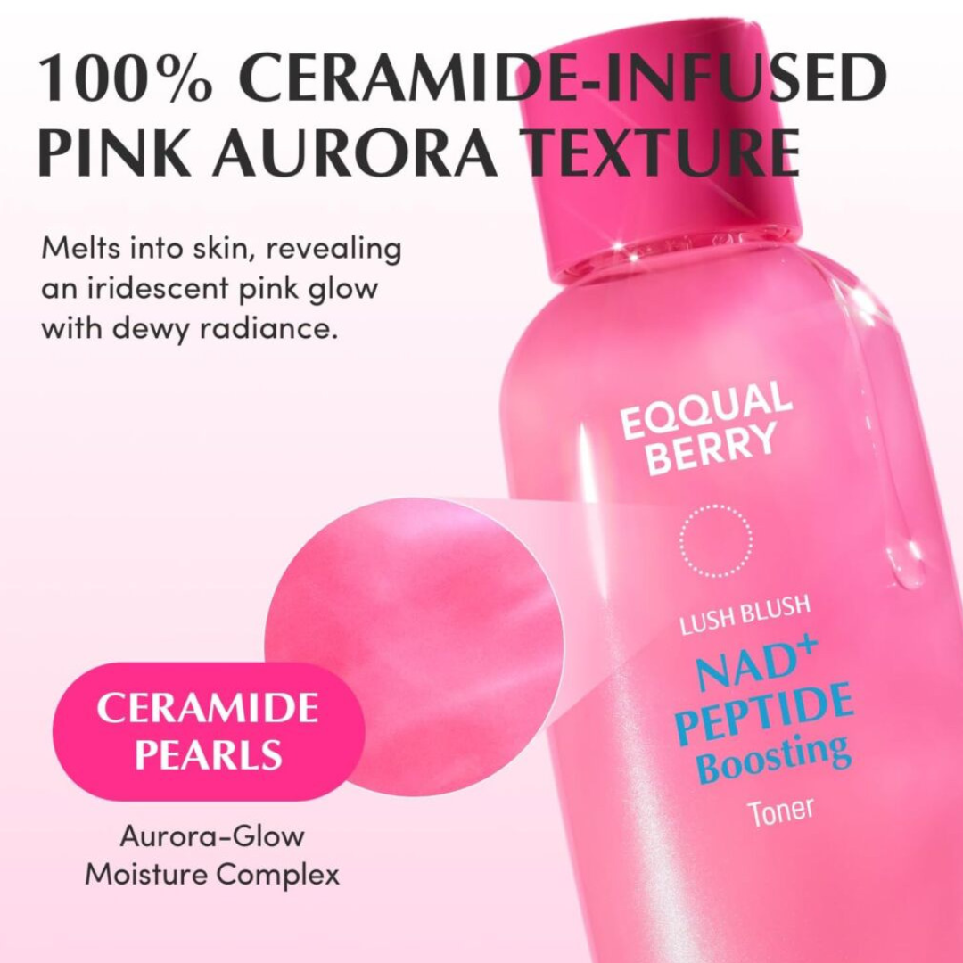 Eqqualberry NAD+ Peptide Boosting Toner